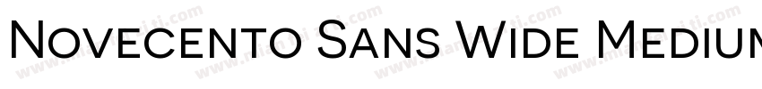 Novecento Sans Wide Medium字体转换